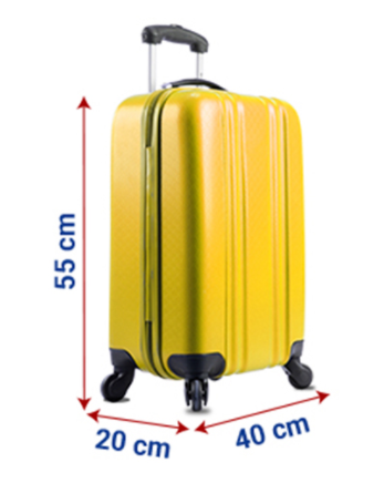 Mochila de equipaje de mano, 40 x 20 x 25 cm, vuelos de bajo costo